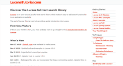 Desktop Screenshot of lucenetutorial.com